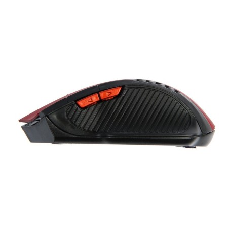 Luazon MB-2.6 mouse, wireless, optical, 1600 dpi, 2XAAA (not in the set), USB, black and red-3