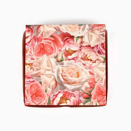 Box for Capcakes "The Most Beautiful in the World", 25 × 25 × 10 cm-3