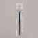Makeup brush, thin, 16 cm, black color