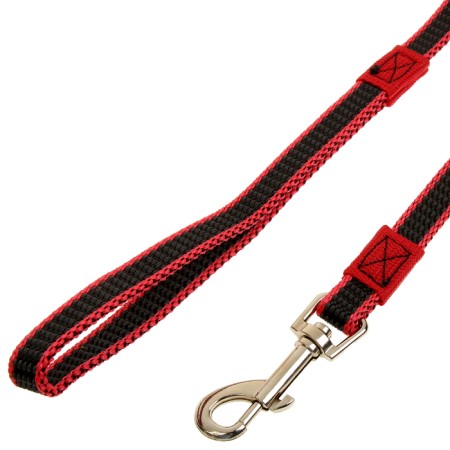 Kaponnoye zonik leash with double latex thread, 3 m x 1.5 cm, red-1