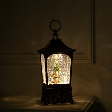 LED figure “Llashboard with a Nutcracker” 13.5 × 28.5 × 13.5 cm, plastic, AAX3 batteries (not in the kit), USB, glow warm white-1