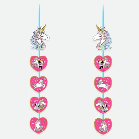 Garland on the eyelets "Happy Birthday!", Length 172 cm, Minnie Mouse-4