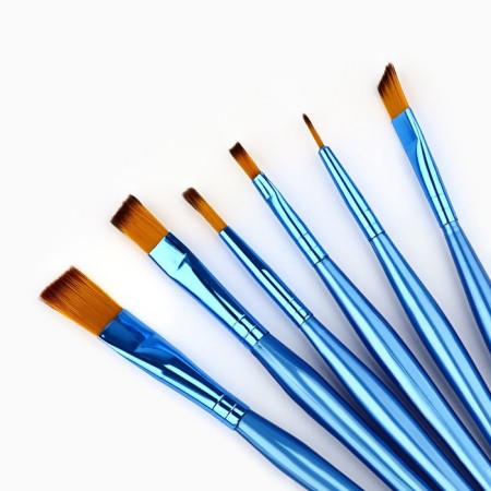 Drawing brush, a set of synthetics flat, 6 pcs. No. 1.2,3,4,5,6 Van Gogh-3
