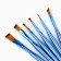 Drawing brush, a set of synthetics flat, 6 pcs. No. 1.2,3,4,5,6 Van Gogh