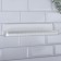 Organizer for storage, hinged, 1 section, with an adhesive base, 35 × 10 × 7.5 cm, translucent/white color