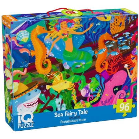 IQ puzzle with the development game "Sea Tale", 96 elements, 6+