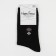 Male socks, black color, size 25
