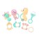 A set of rattles "Tenderness", in a purse, 5 pcs., Color mix, crush me