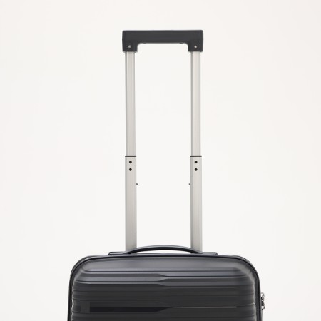 Small suitcase 20 ", lightning department, code castle, 4 wheels, dark gray color-4