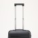 Small suitcase 20 ", lightning department, code castle, 4 wheels, dark gray color