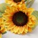 Artificial flowers "Three sunflowers" 15x90 cm