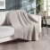 Arya Home Softy Plaid, size 150x200 cm, cream color
