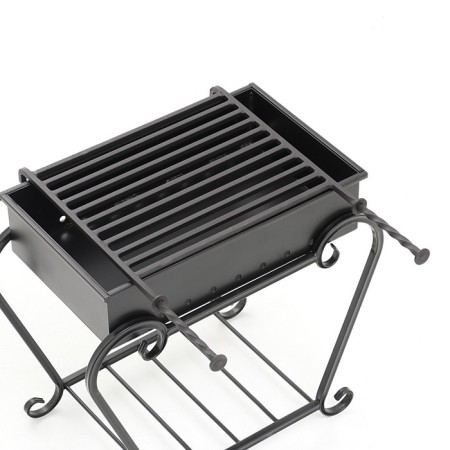 Ground Grill "Hera" steel thickness 10 mm, 40 x 35 cm (with pens 40 x 55 cm)