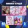 A set of notebooks of 5 pieces, 48 ​​sheets in Calligrata "Bright flowers", cover coated cardboard, UV-lak, Offset unit