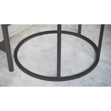 Journal table "Austin UV", 450 × 450 × 705 mm, color Nero-5