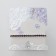 Bracelet with rhinestones "ice" 1 row, purple color in silver, l = 7 cm