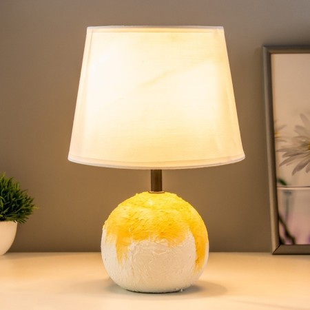 Larnaca table lamp E14 40W white orange 30x30x28cm Risalux-1