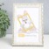 Photo frame Plastic "reed" 10x15 cm, white krakelyur
