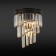 Lamp Citilux "Martin" CL332432, 12.5x32 cm, 3x60W, E14, brown color
