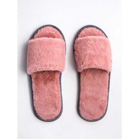 Women's slippers open nose, size 39-41, pink color-2