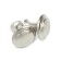 Handle button tundra, d = 23 mm, matte nickel color