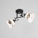 Chandelier "Arya" 2he27 40W black 47x26 cm