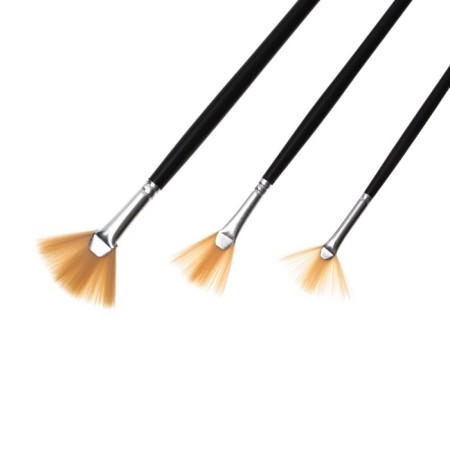 Set of fan brushes, 3 pieces-2
