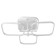 Causteen with PDU 28216/4 4x37W LED 3000-6000K 70x57x16 cm