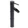 Zein Bamboo shell mixer, waterfall, without eyeliner, brass, black color