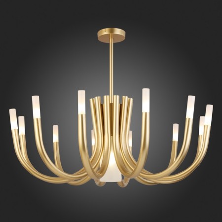 Ceiling Ceiling ST LUCE. SL1173.202.13. PAFE. 13x5+60 watts, G4/E27, 82x82x64 cm, golden color-2