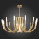 Ceiling Ceiling ST LUCE. SL1173.202.13. PAFE. 13x5+60 watts, G4/E27, 82x82x64 cm, golden color