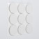 Furniture round tundra, d = 25 mm, 18 pcs., Polymer, white