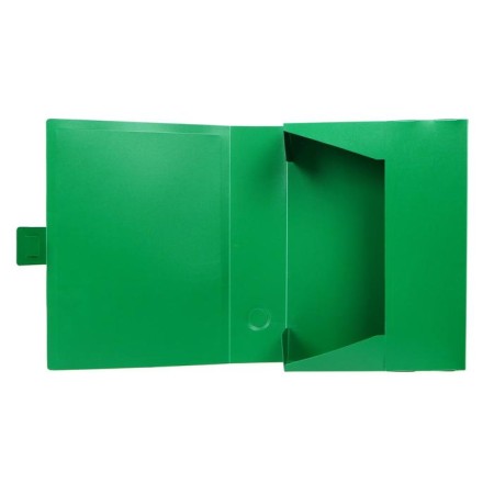 A4 archive folder A4, a spine of 80 mm, plastic, calligrata, cut fastener, green, up to 700 sheets-1