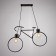 Bayerlux suspension lamp Bayerlux "Shelda" 2x40W E27 Black 68x10x40 cm