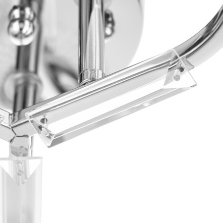 Ceiling chandelier "Amis" E27 3x40W chrome 47x47x22cm-6