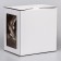 Box for cake 3 windows, with handles, white, 28 x 28 x 20 cm