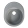 Kitchen sink made of stone AG3C3, 570x465 mm, oval, gray color