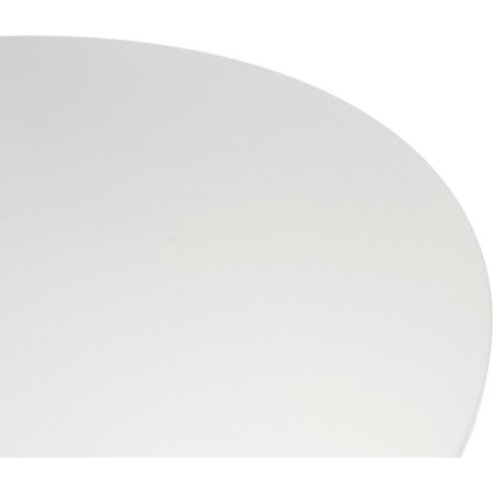 Round table Skandi metal, white/natural 90x90x73 cm-2