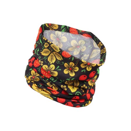 Buff Tourist "Khokhloma" to protect from wind and dust, black-1