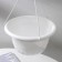 Street Kashpo for flowers suspended "grace", 4.5 l, white color