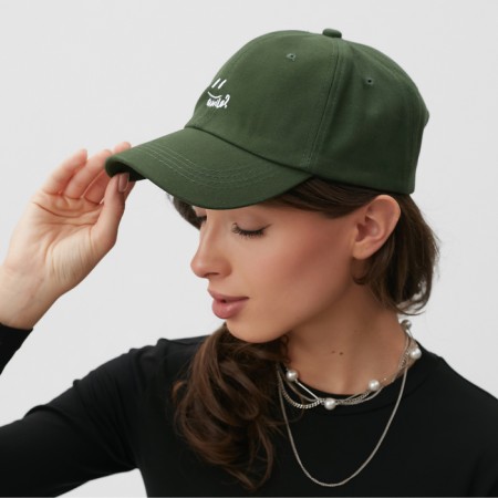 Minaku cap "smile", green color, size 54-56-1