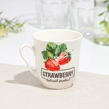 Mug "Fruits", 200 ml, ceramics, mix-9