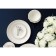 Porcelain dessert plate Magistro la Perle, D = 20 cm, white color