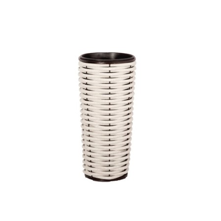 Wazon woven, 2 subjects: internal and outer capacitance, 20 and 40 l, white, Deckwood