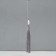Textile suspension, plastic "Brush. Lotus" gray 1.2x2.7x14.5 cm