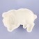 Mold "dog", silicone, 9.5 × 7 × 3.2 cm, white color