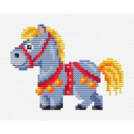 Set for embroidery with the counting cross "Horse"