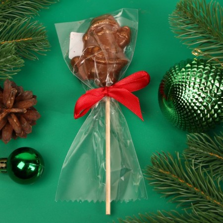 New Year. Figure made of milk chocolate "Santa Claus", on a stick, 20 g ± 5 %-2