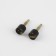 Heels for heels, d = 7 × 6 mm, 2 pcs, black color
