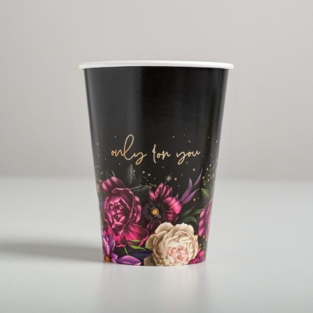 A glass for the flowers Only for You, Black, 350 ml-2